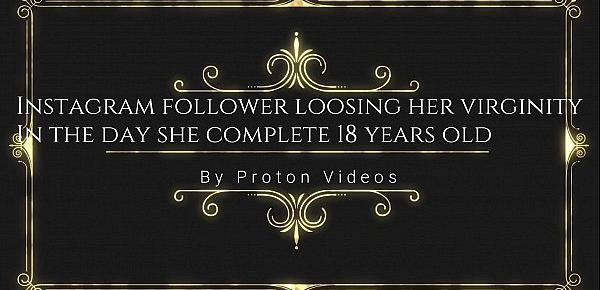  Instagram Petite Teen Follower loosing her virginity in the day she completed 18 years old - part 2 - final